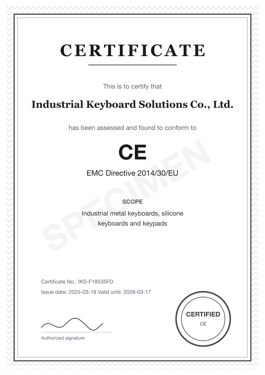 CE Declaration of Conformity (EMC)