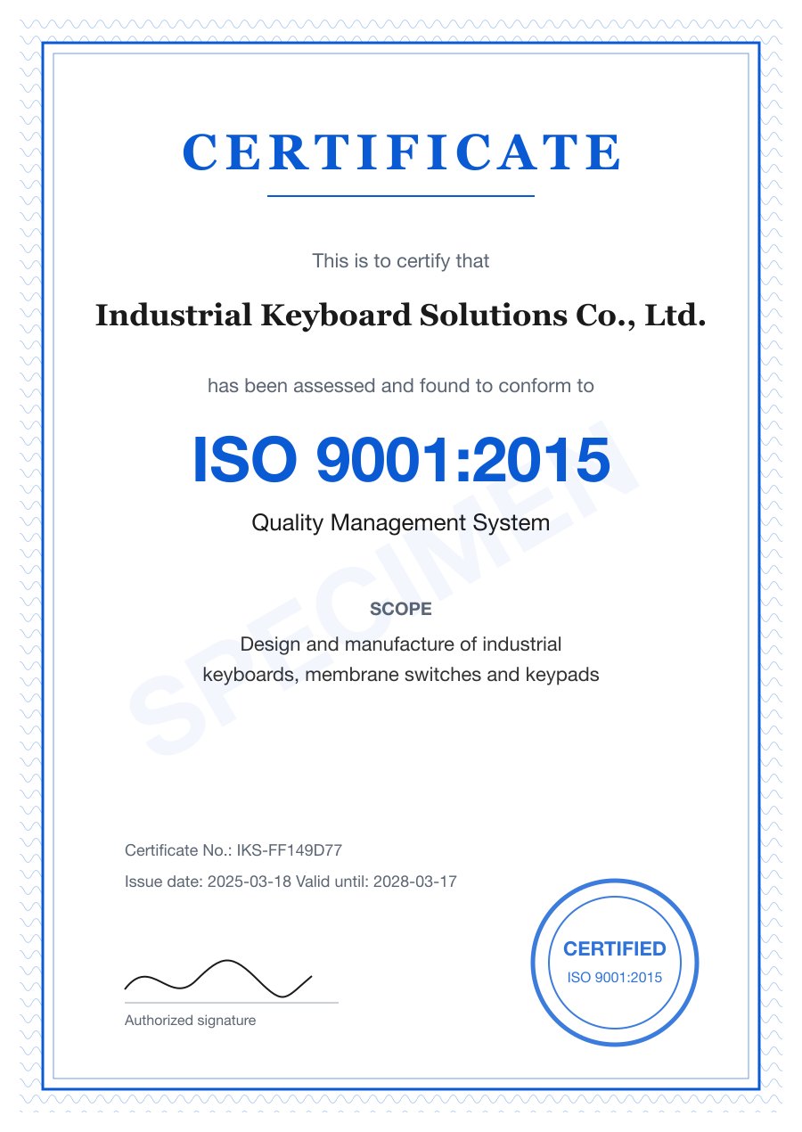 ISO 9001:2015 Quality Management System